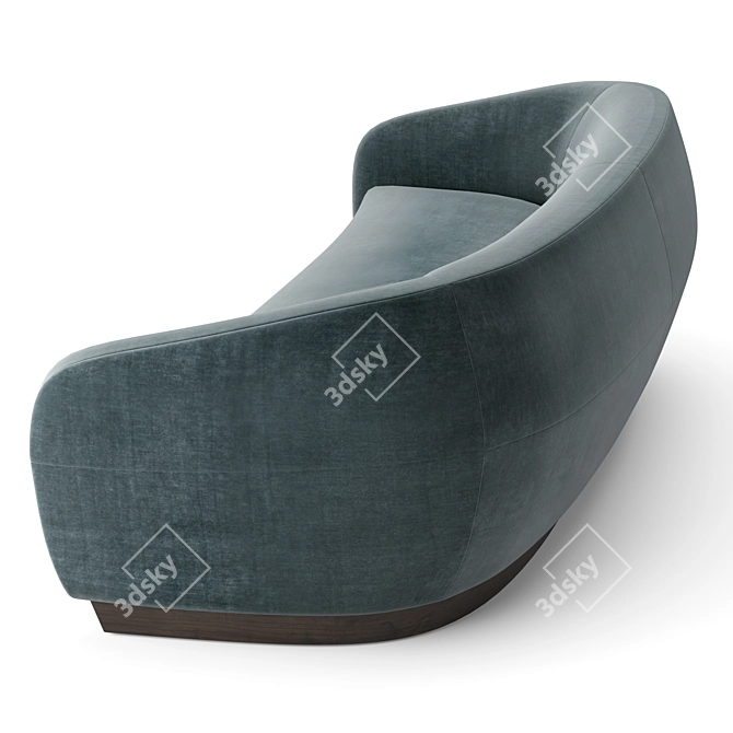 Luxurious Holly Hunt Sumo Sofa 3D model image 6