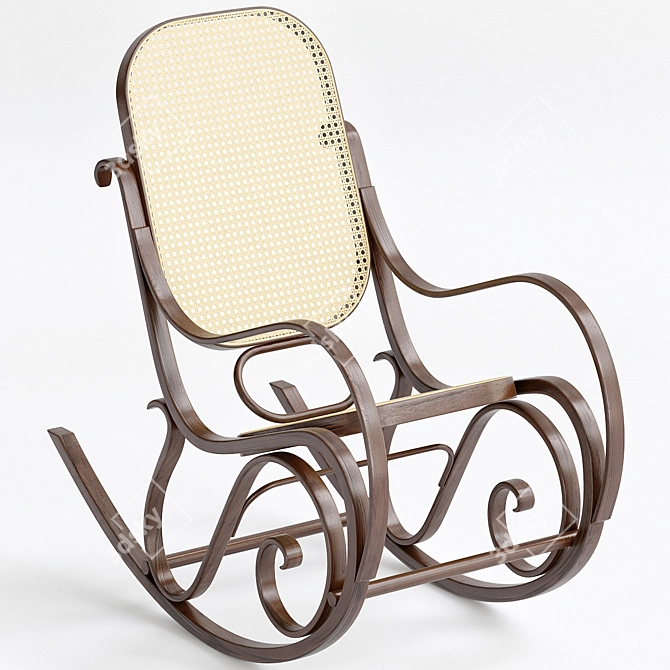 Vienna Rocking Chair Model 3D model image 1