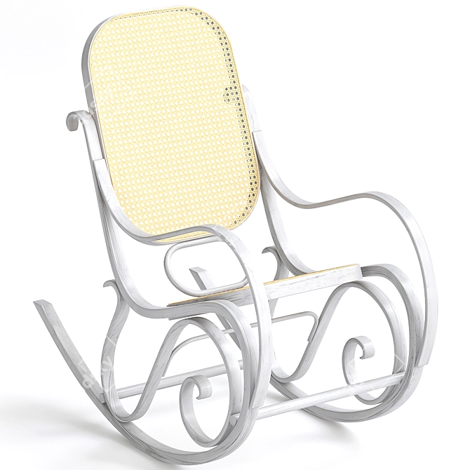 Vienna Rocking Chair Model 3D model image 2