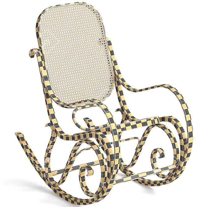 Vienna Rocking Chair Model 3D model image 3