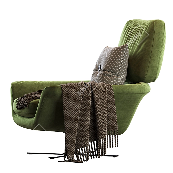 Minotti Soft Armchair 2013 | 3D Model 3D model image 2