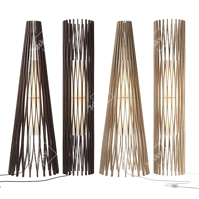 Polygon Floor Lamp Plus 3D model image 1