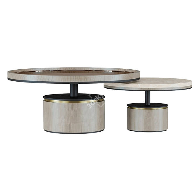 Fratelli Paros Coffee Table 3D model image 2