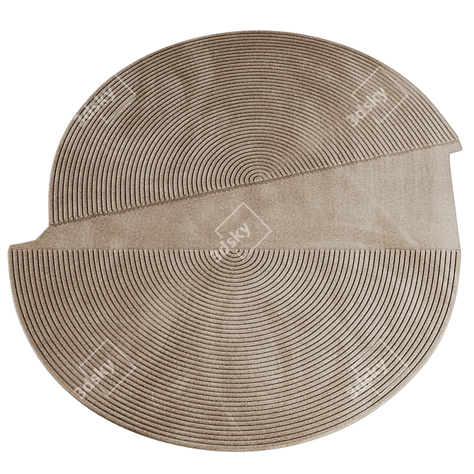 Bolia Zen Split Rug Collection 3D model image 2
