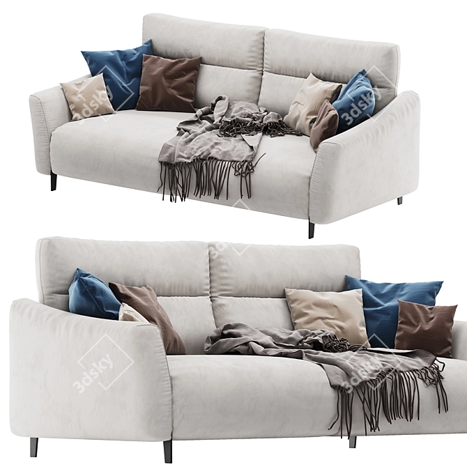 Contemporary Rosini MADRID Furniture Collection 3D model image 1