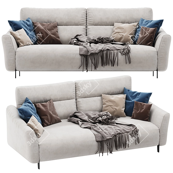 Contemporary Rosini MADRID Furniture Collection 3D model image 4