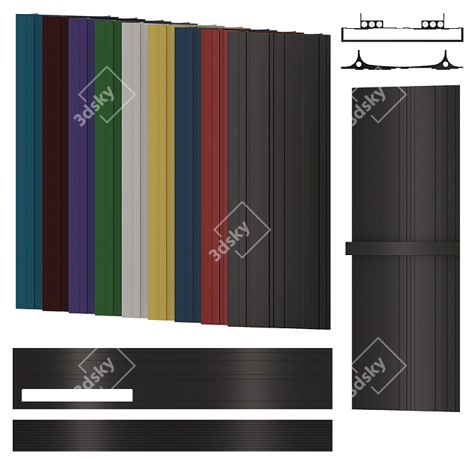 Modern Radiators by AntonioLupi 3D model image 7