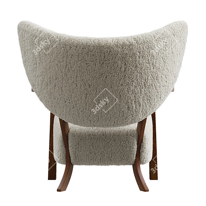 Luxury &Tradition Wulff Armchair Upgrade 3D model image 5