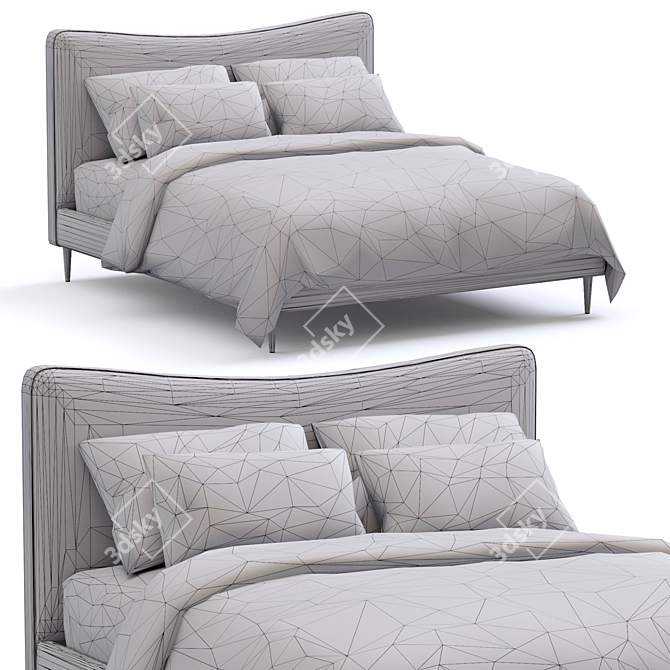 Myla 3D Textured Low-Poly Model 3D model image 4