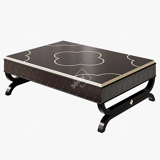 Italian Coffee Table CarpaneseHome 3D model image 1