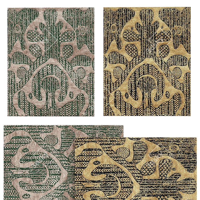 Contemporary Rug 07 3D model image 1