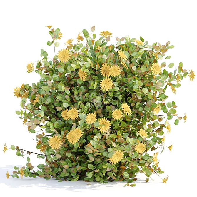  Blooming Bushes Pack Vol. 108 3D model image 4