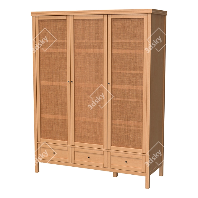 Modern Gabin Wardrobe Set 3D model image 3