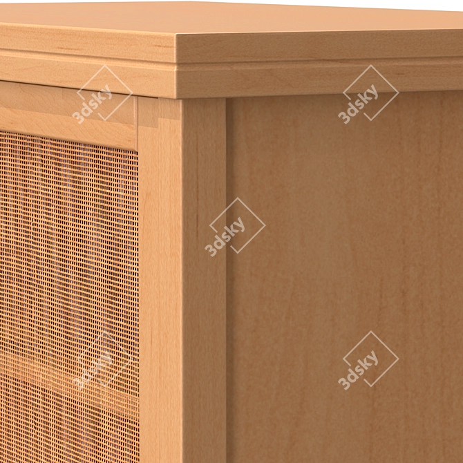 Modern Gabin Wardrobe Set 3D model image 5