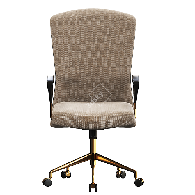 ICHIKO Modern Office Chair Manager 3D model image 2