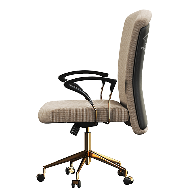 ICHIKO Modern Office Chair Manager 3D model image 4