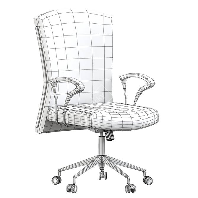 ICHIKO Modern Office Chair Manager 3D model image 6