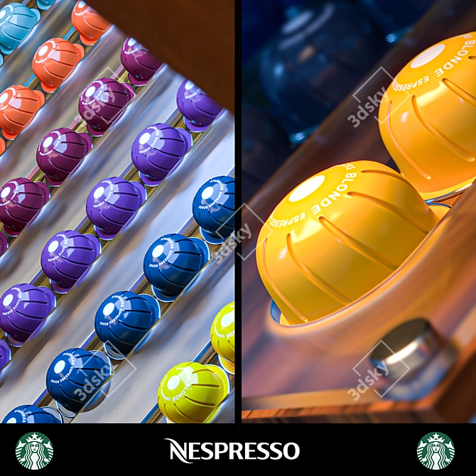 Precision Nespresso Kitchen Accessories 3D model image 2