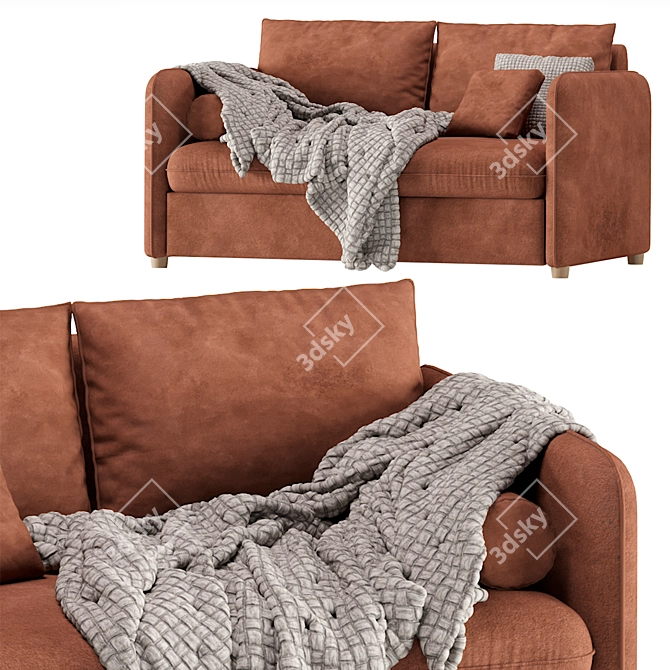 Elegant Mons Wagon Sofa Design 3D model image 3