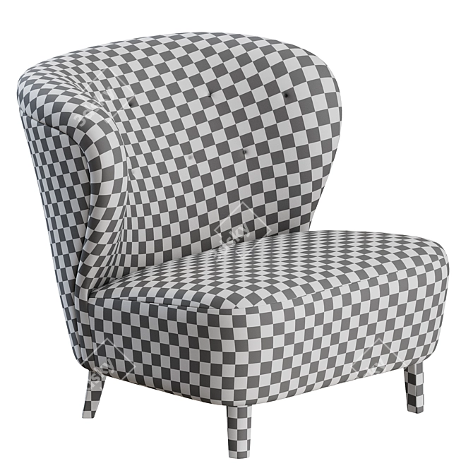 Gösta Jonsson Swedish Lounge Chair 3D model image 2
