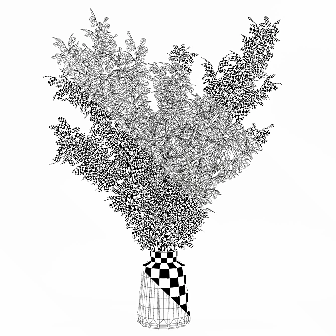 Branches in a Vase 018 3D model image 7