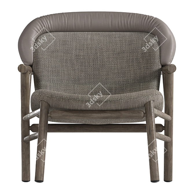 Elegant Bonaldo Morgana Armchair 3D model image 3