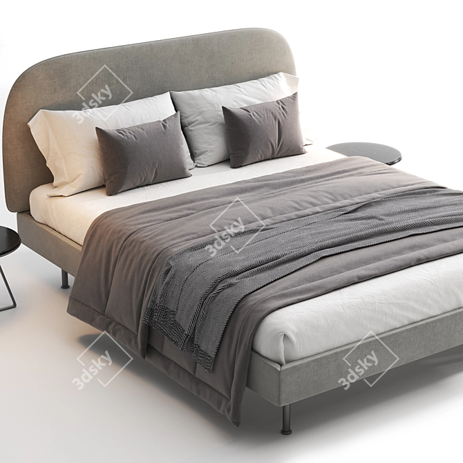 Ikea WADHEIM Bed 3D Model 3D model image 3