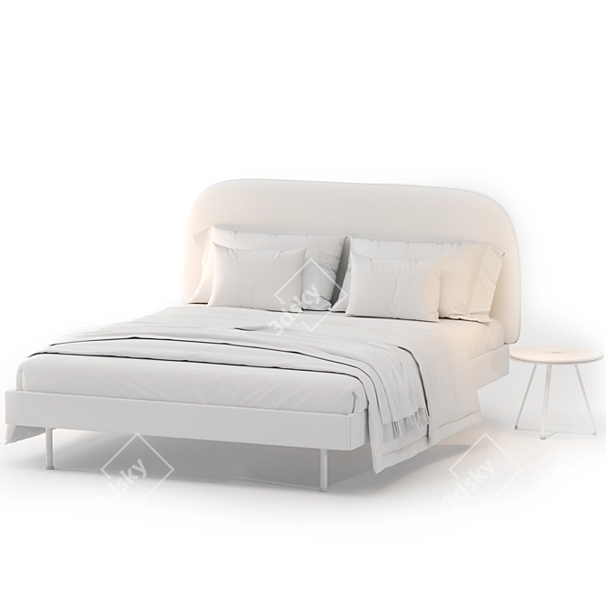 Ikea WADHEIM Bed 3D Model 3D model image 6