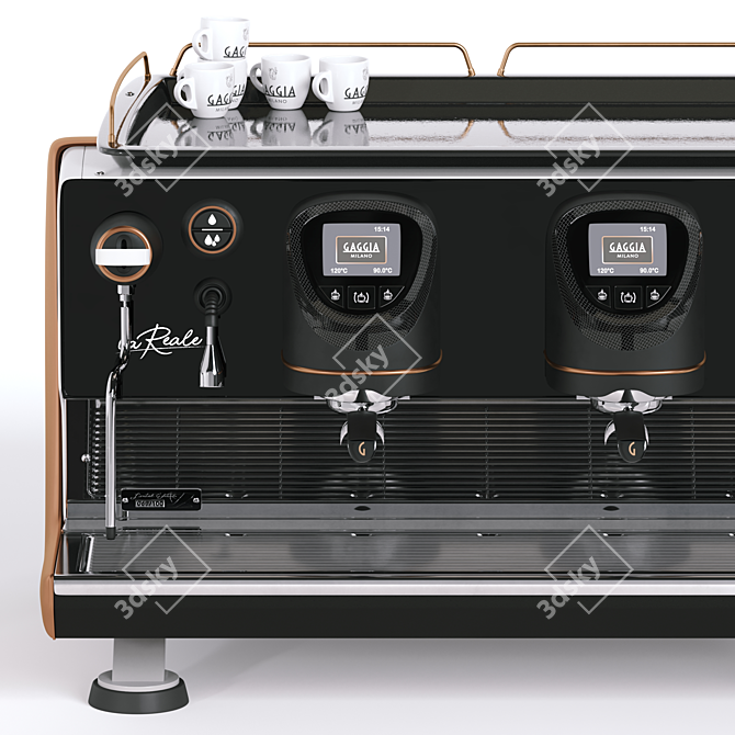 Gaggia Milano La Reale Professional Espresso Machine 3D model image 5