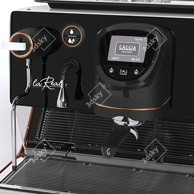 Gaggia Milano La Reale Professional Espresso Machine 3D model image 6