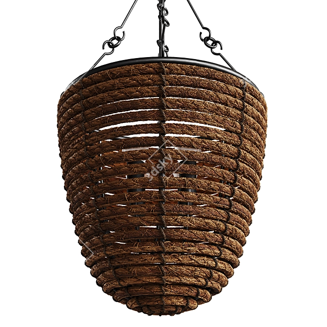 Sleek Abaco Pendant Light 3D model image 2