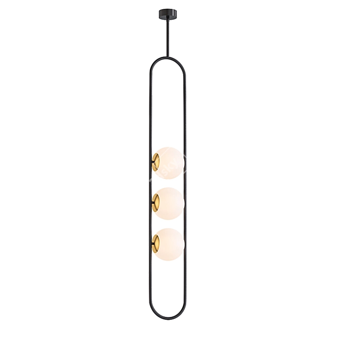 Modern Minimalist Pendant Lamp 3D model image 1