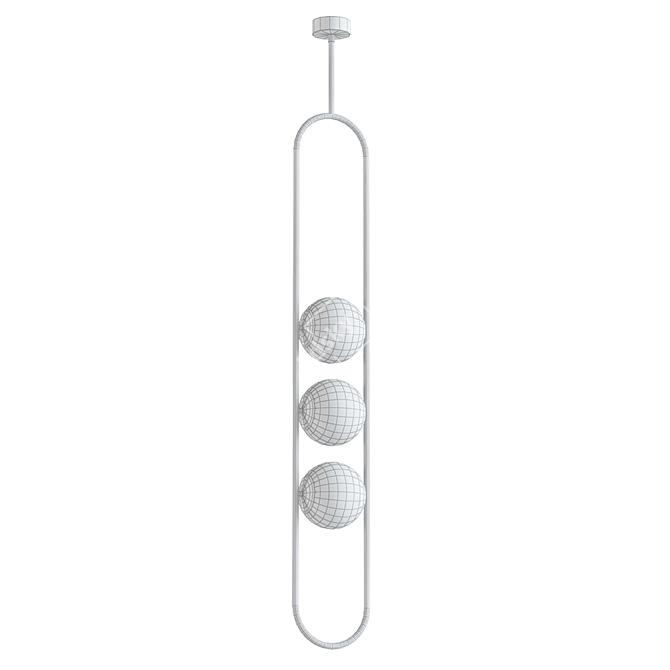 Modern Minimalist Pendant Lamp 3D model image 2