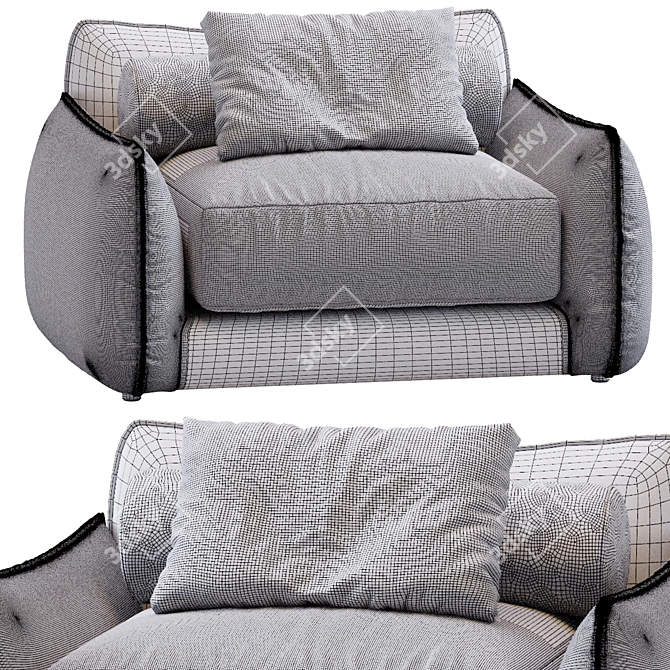 James Contemporary Sofa Model 2013 3D model image 5