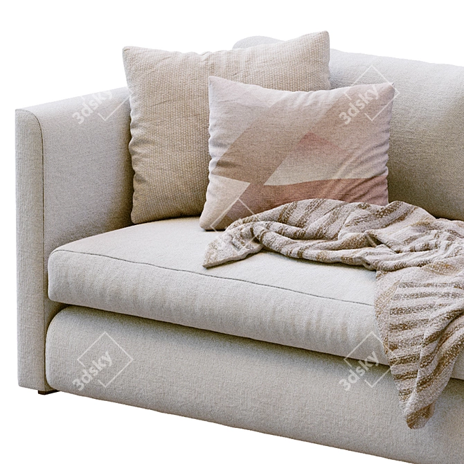 Urban Chic Sofa By HAY 3D model image 7