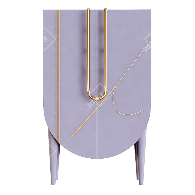 Contemporary Wardrobe Furniture Storage Solution 3D model image 2