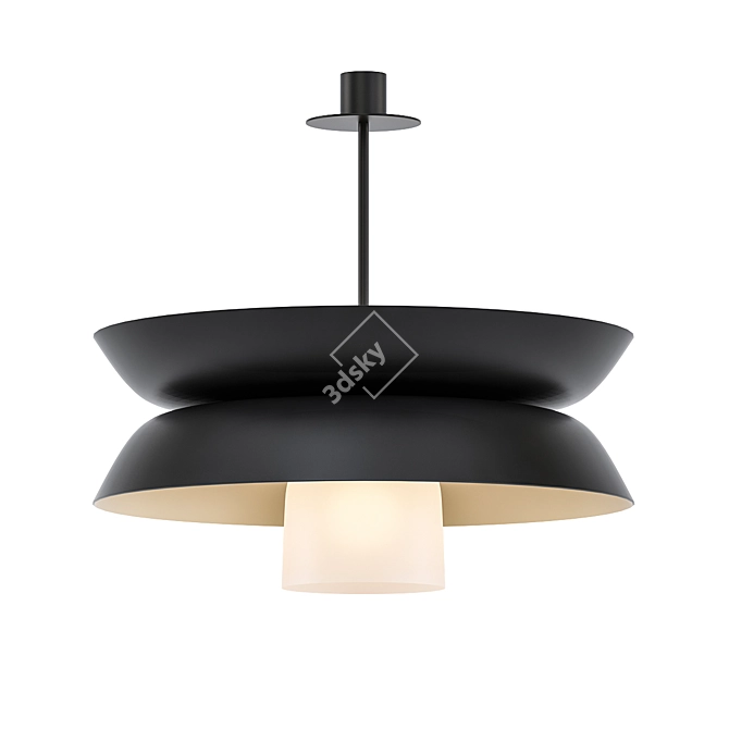 Elegant Marceau Suspension Light 3D model image 1