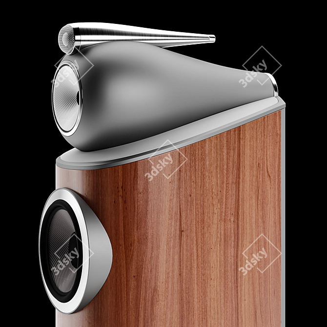 Immersive Sound Tower Speaker 3D model image 4