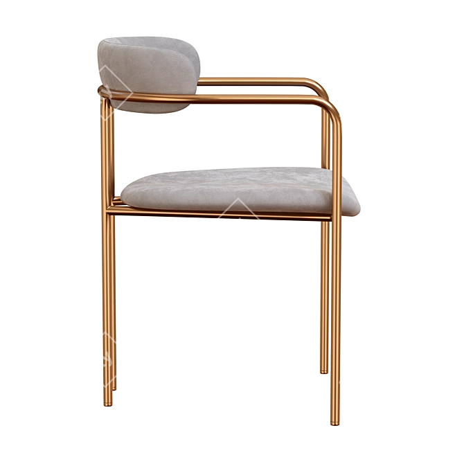 Mid-Century Lenox Dining Chair 3D model image 4