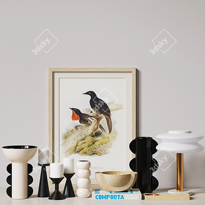  Modern Decor Set 11-Piece 3D model image 1
