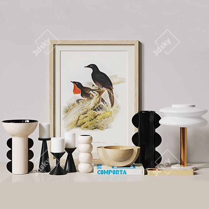  Modern Decor Set 11-Piece 3D model image 8