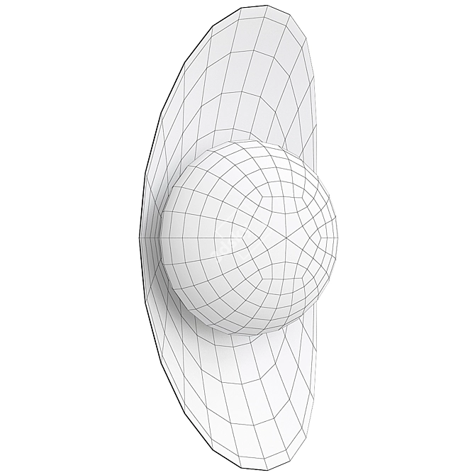 Elegant Modern ALON Lamp 3D model image 2