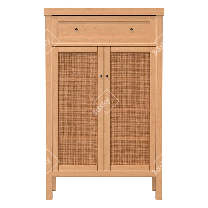 Scandinavian Vintage Style Buffet 3D model image 2