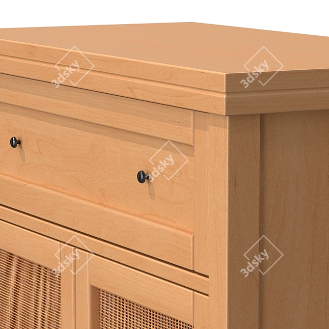 Scandinavian Vintage Style Buffet 3D model image 5
