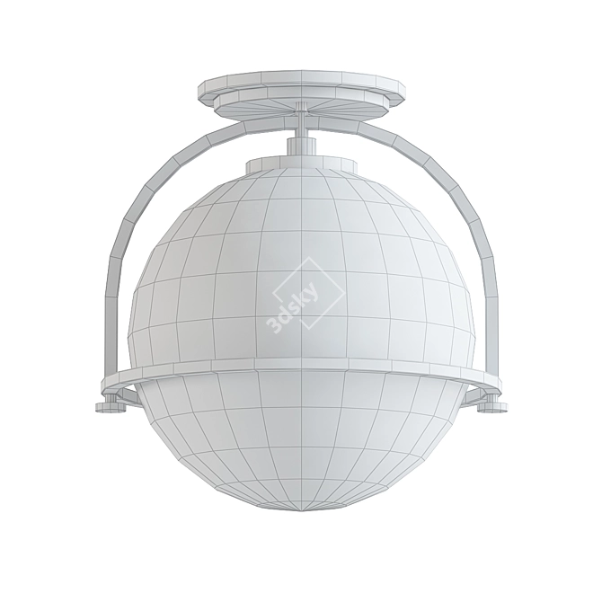 Modern Hinkley Lighting Somerset Fixture 3D model image 2