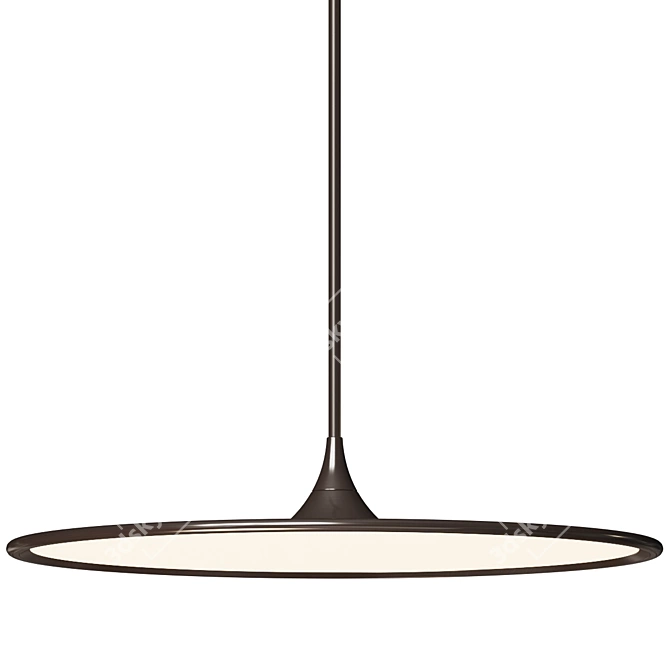 Modern LED Pendant Light Fixture 3D model image 3