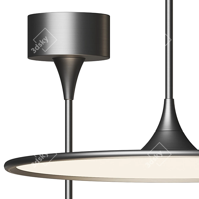 Modern LED Pendant Light Fixture 3D model image 4