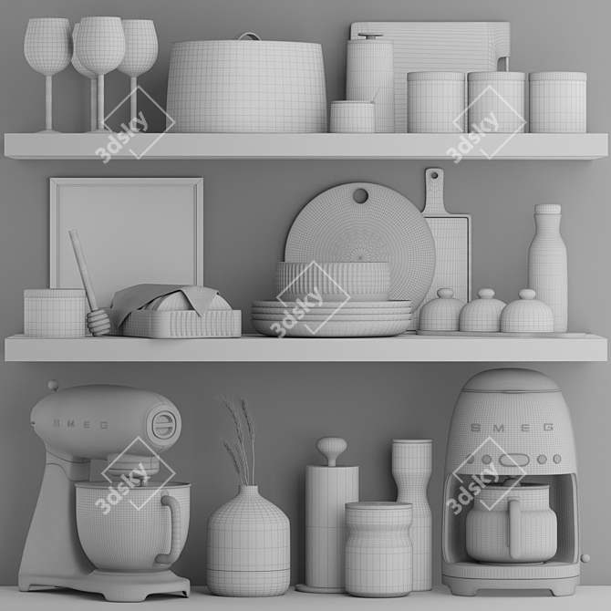  Kitchen Accessories Pack 17 3D model image 3