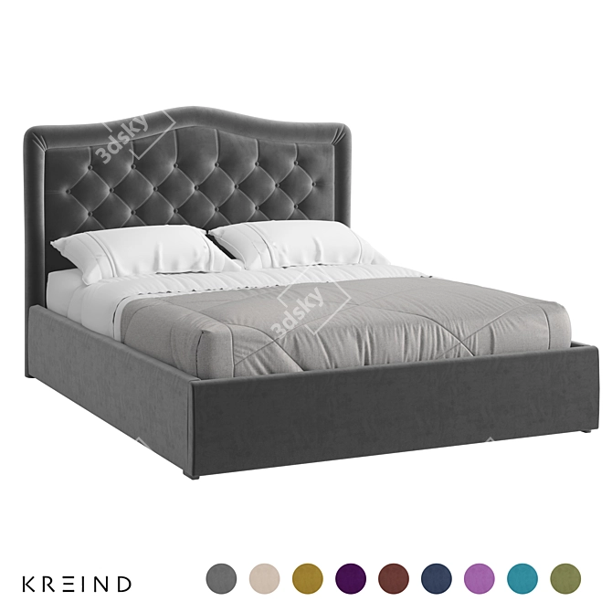 Vary Bed K01 Y Mattress 3D model image 1