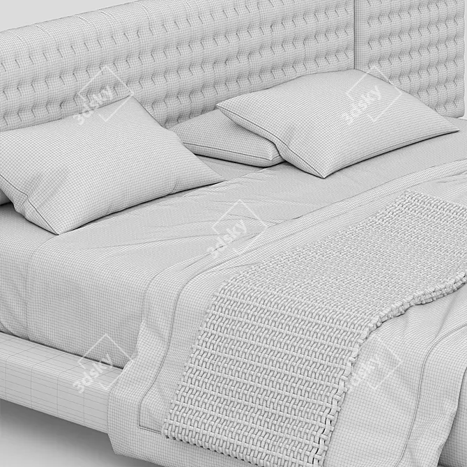 Stylish Busnelli VALENCIA Couch 3D model image 4